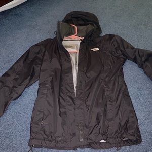 the North Face Black Windbreaker jacket